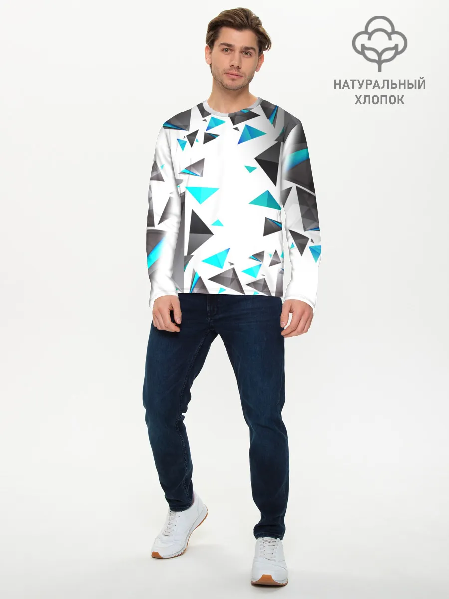 Мужской лонгслив базовый / TRIANGLE