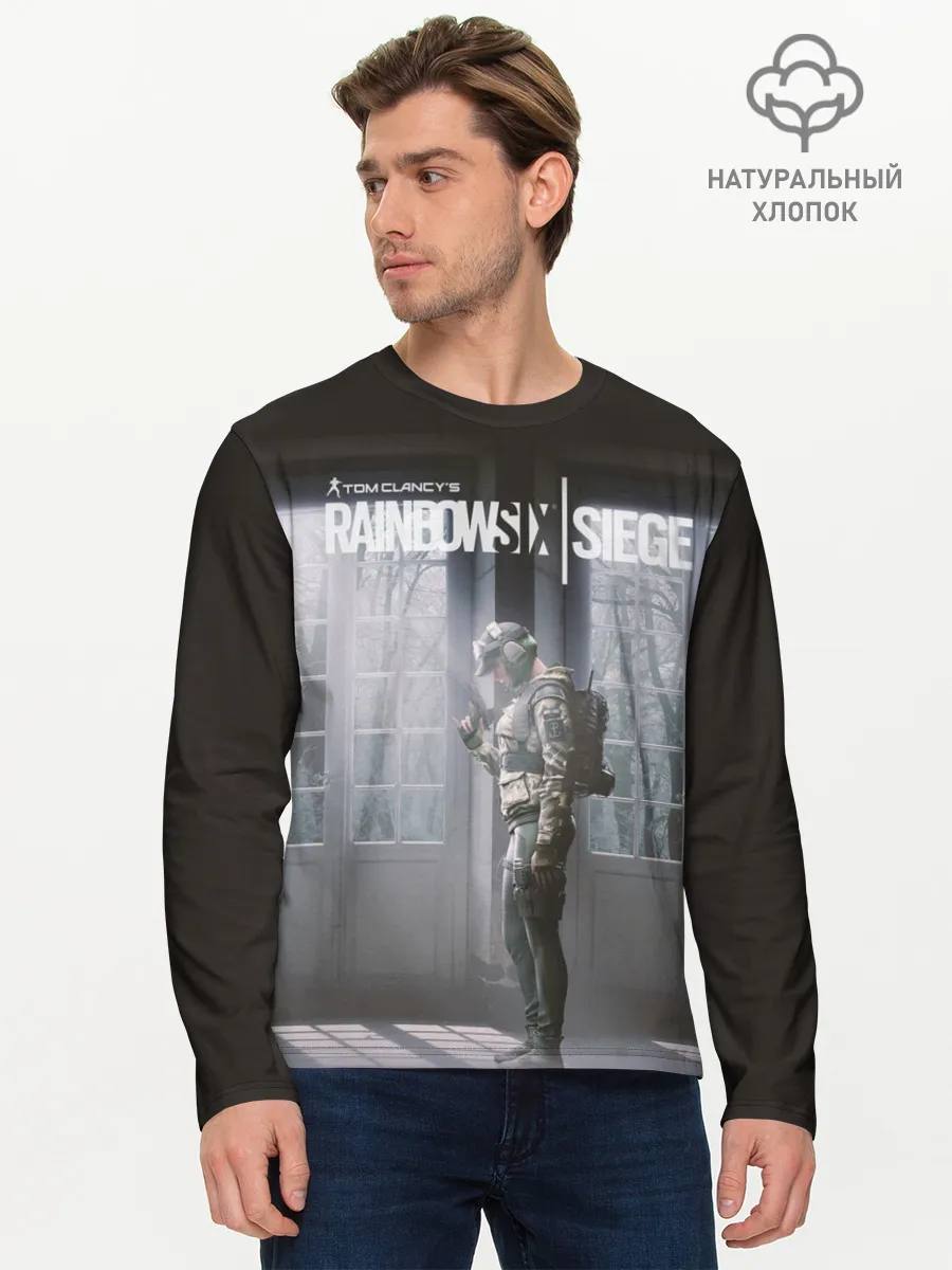 Мужской лонгслив базовый / Rainbow Six: Patriots