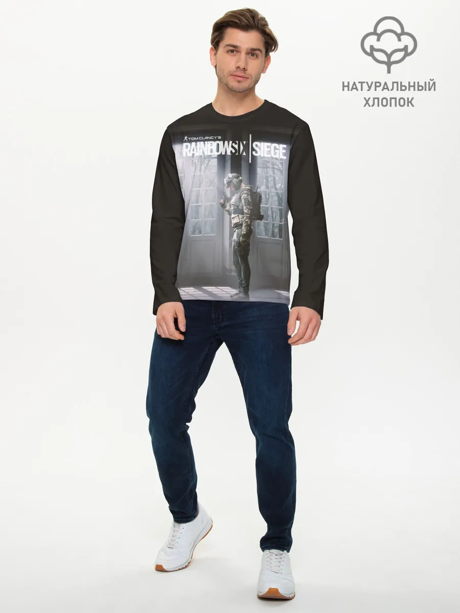Мужской лонгслив базовый / Rainbow Six: Patriots