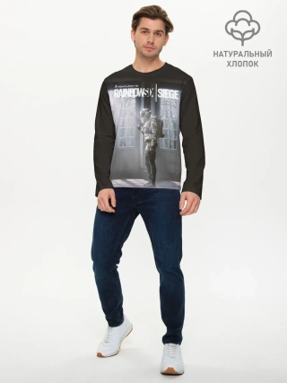 Мужской лонгслив базовый / Rainbow Six: Patriots