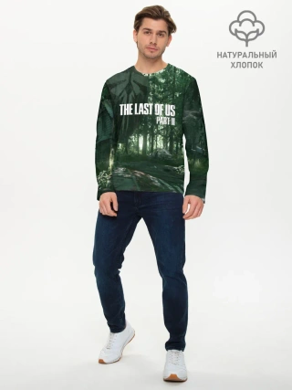 Мужской лонгслив базовый / The Last Of Us Part II Лес