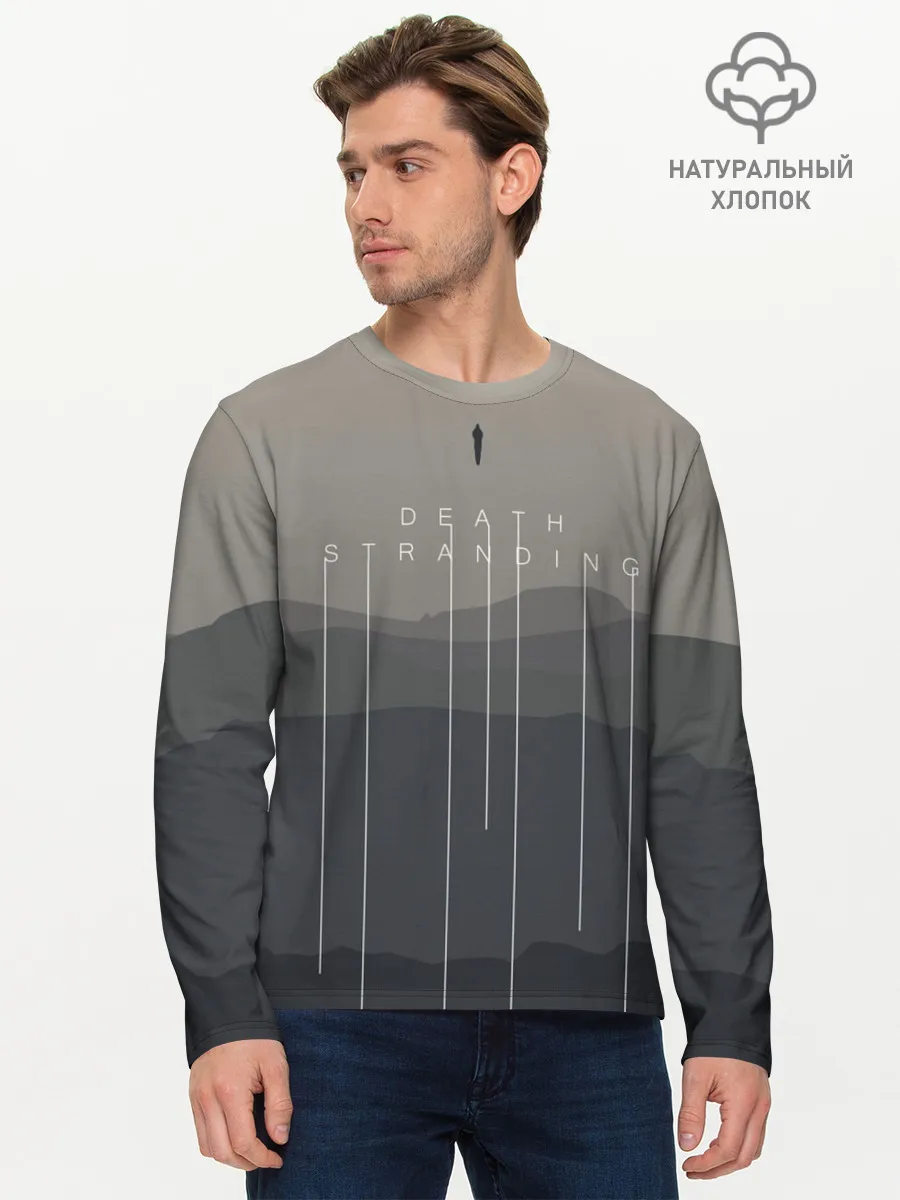 Мужской лонгслив базовый / DEATH STRANDING | DS