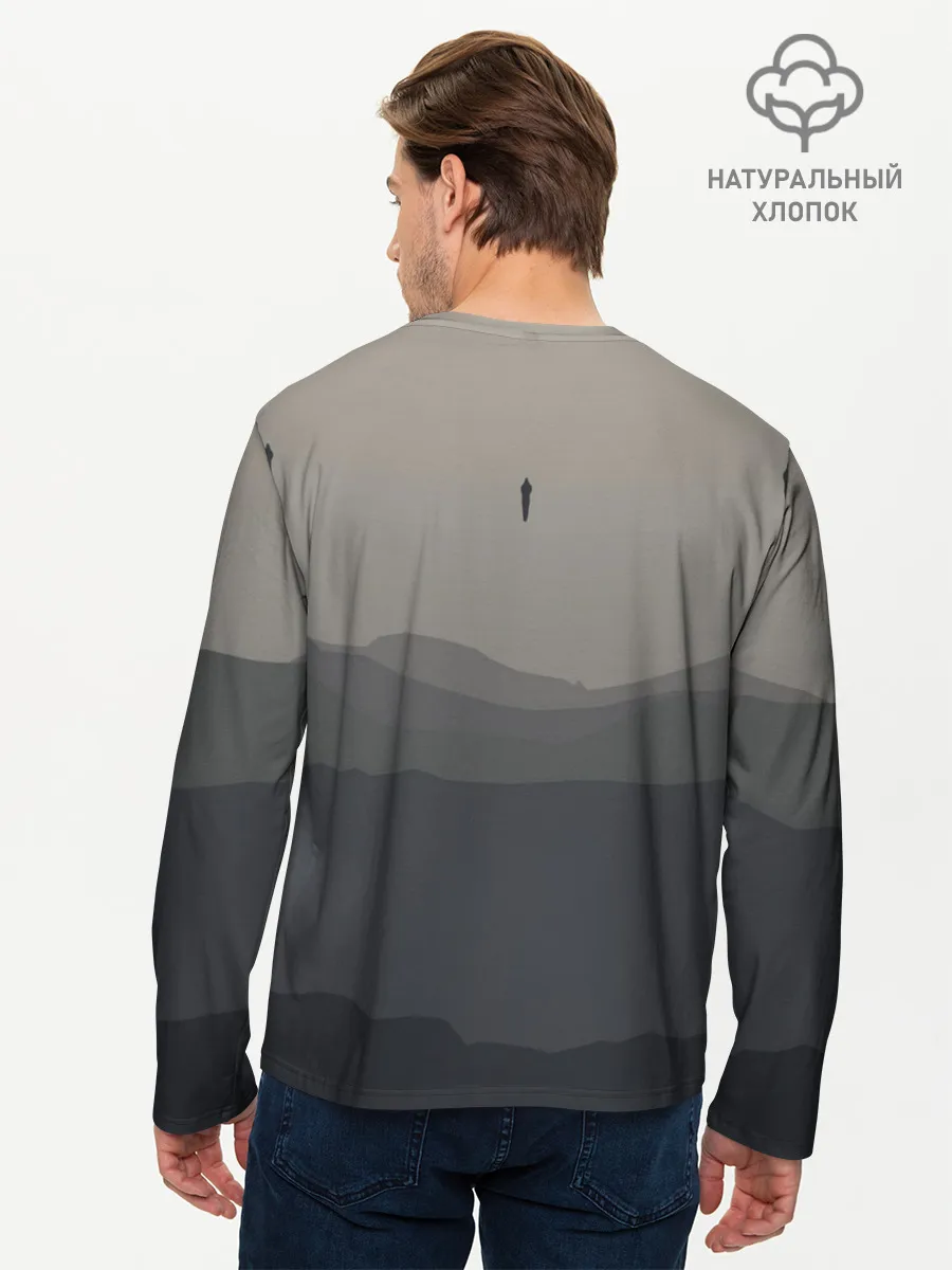 Мужской лонгслив базовый / DEATH STRANDING | DS