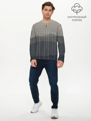 Мужской лонгслив базовый / DEATH STRANDING | DS