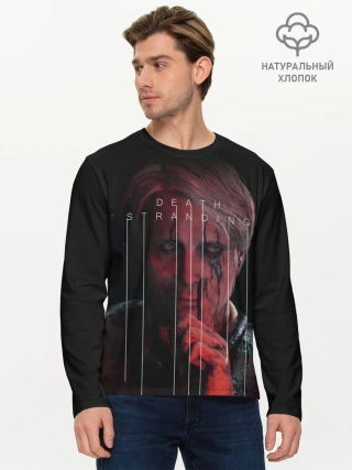 Мужской лонгслив базовый / DEATH STRANDING