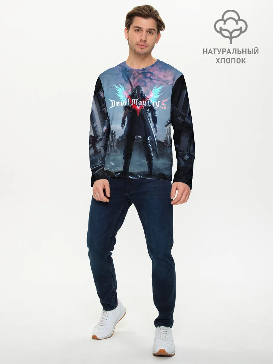 Мужской лонгслив базовый / DEVIL MAY CRY 5