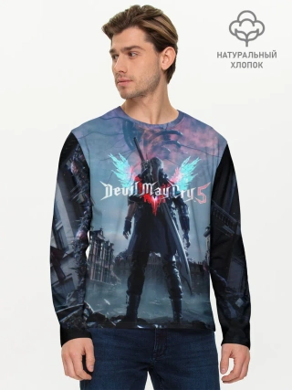 Мужской лонгслив базовый / DEVIL MAY CRY 5