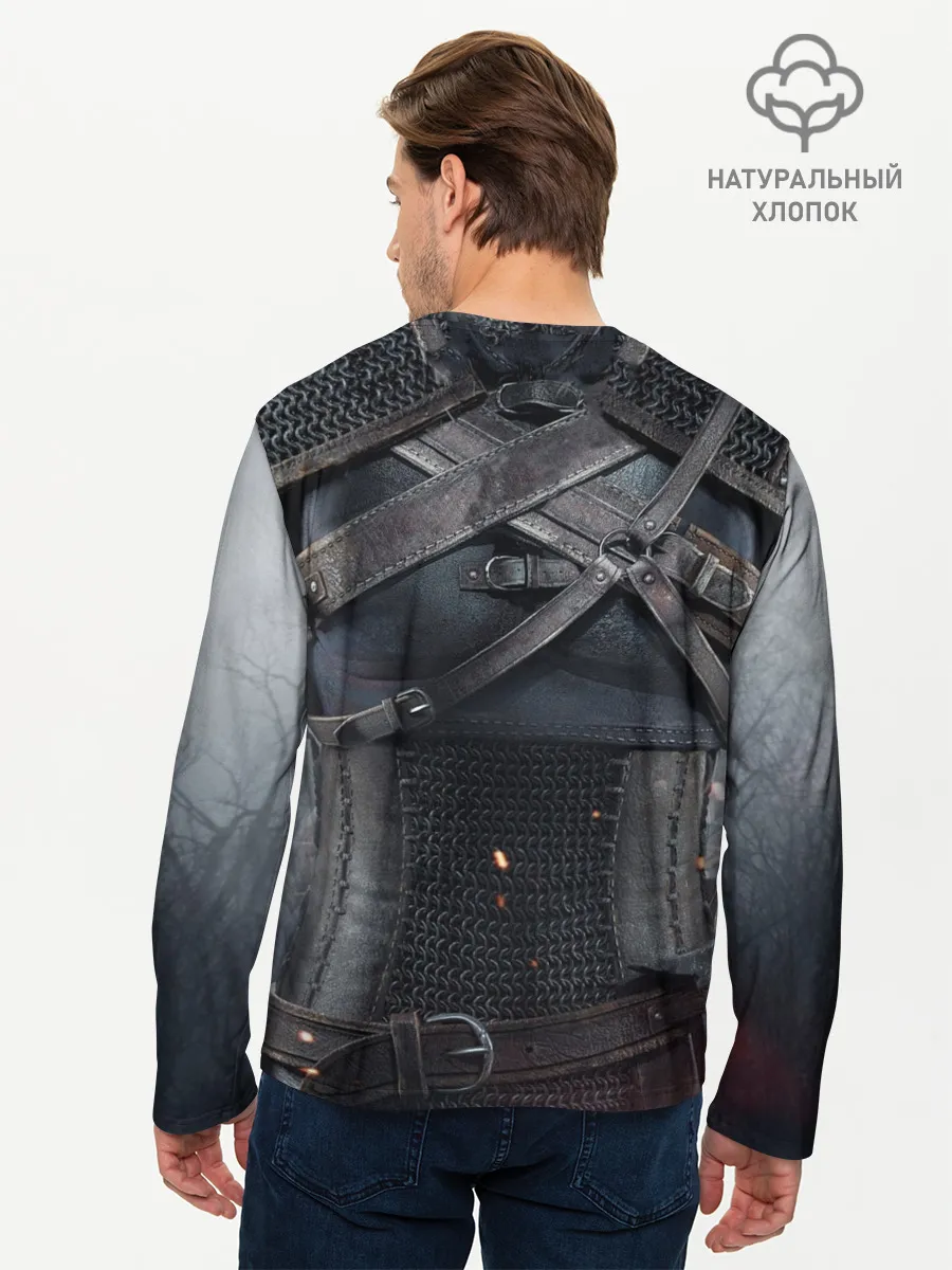 Мужской лонгслив базовый / Геральт | снаряжение