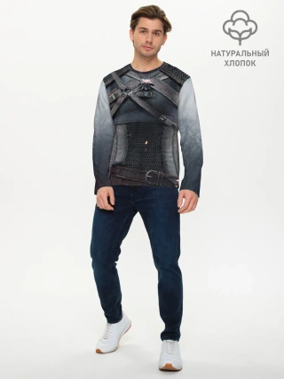 Мужской лонгслив базовый / Геральт | снаряжение