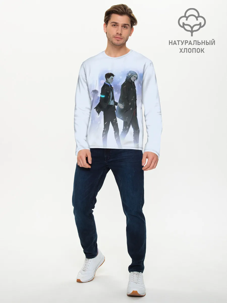 Мужской лонгслив базовый / HANK & CONNOR