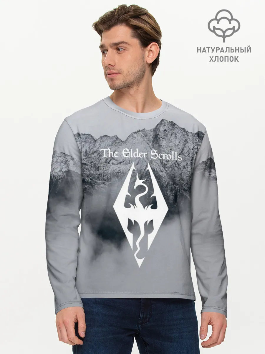 Мужской лонгслив базовый / TES V SKYRIM