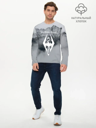Мужской лонгслив базовый / TES V SKYRIM