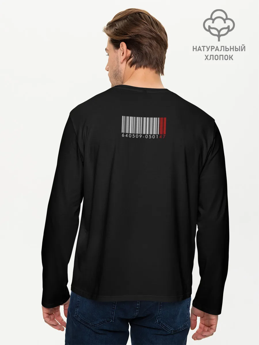 Мужской лонгслив базовый / AGENT 47 HITMAN