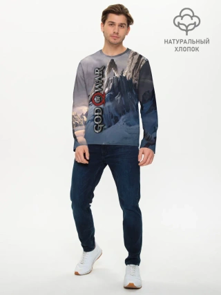 Мужской лонгслив базовый / God of War