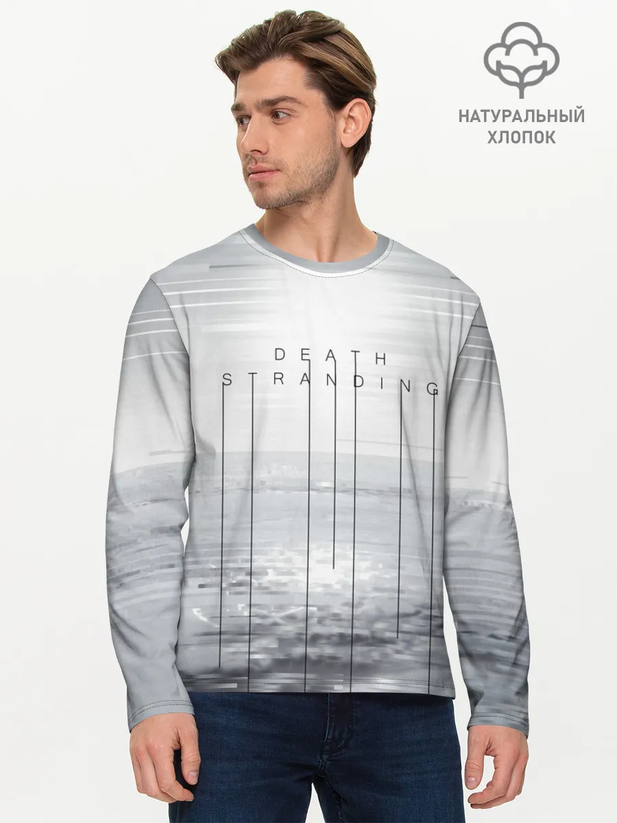 Мужской лонгслив базовый / DEATH STRANDING
