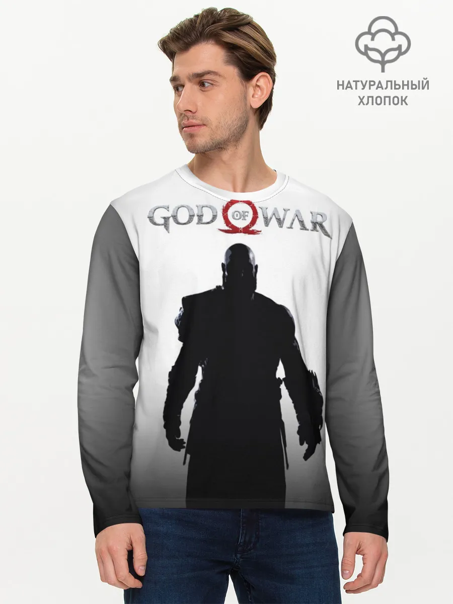 Мужской лонгслив базовый / God of War 4 Кратос