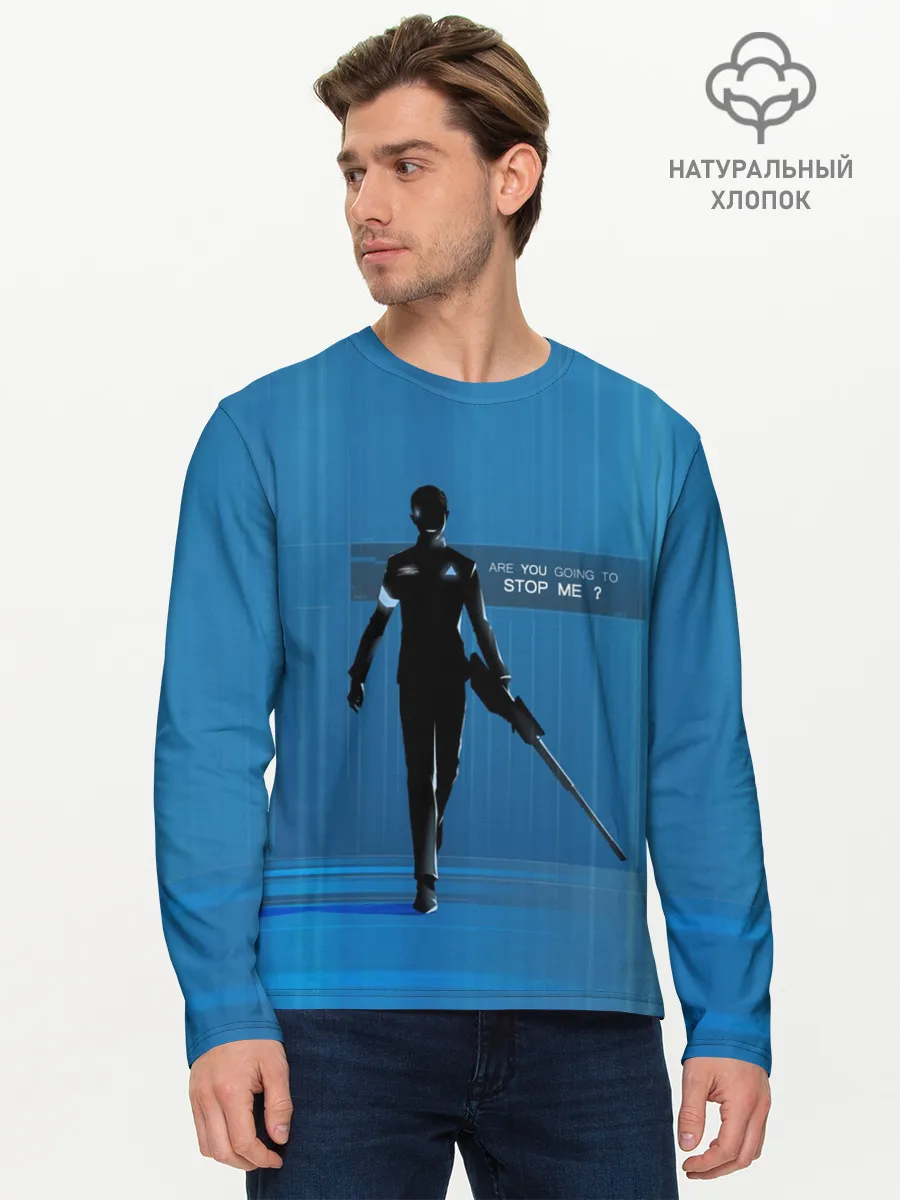 Мужской лонгслив базовый / Detroit: Become Human