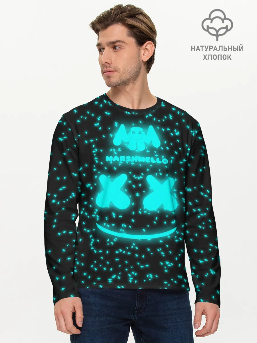 Мужской лонгслив базовый / MARSHMELLO