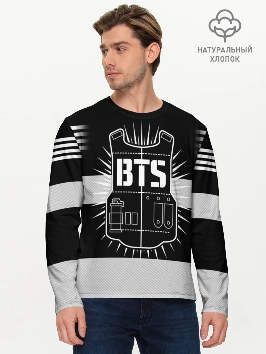 Мужской лонгслив базовый / BTS ARMY 97 JUNG KOOK