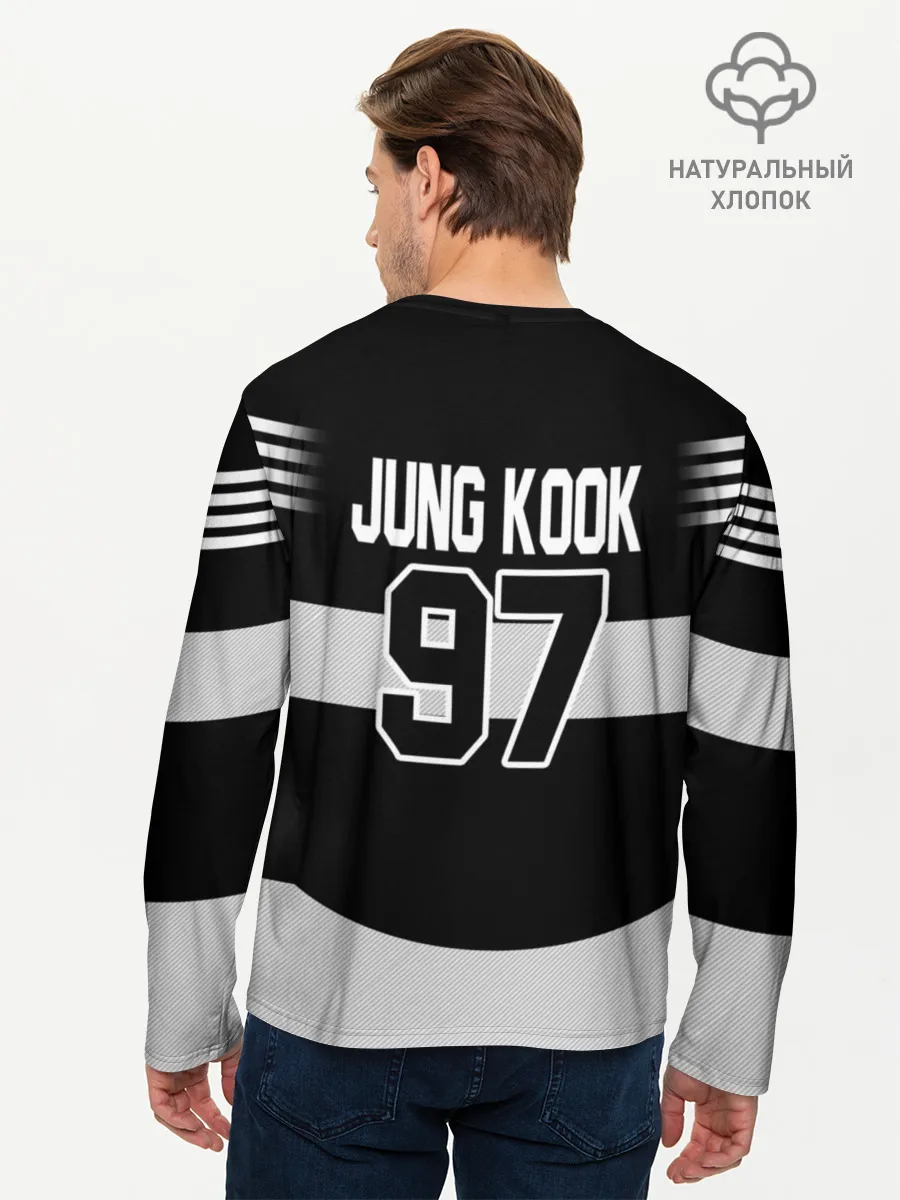 Мужской лонгслив базовый / BTS ARMY 97 JUNG KOOK