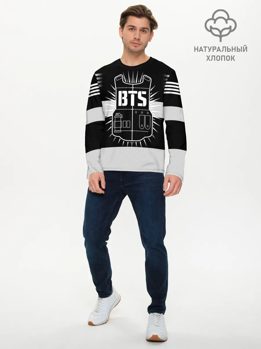 Мужской лонгслив базовый / BTS ARMY 97 JUNG KOOK