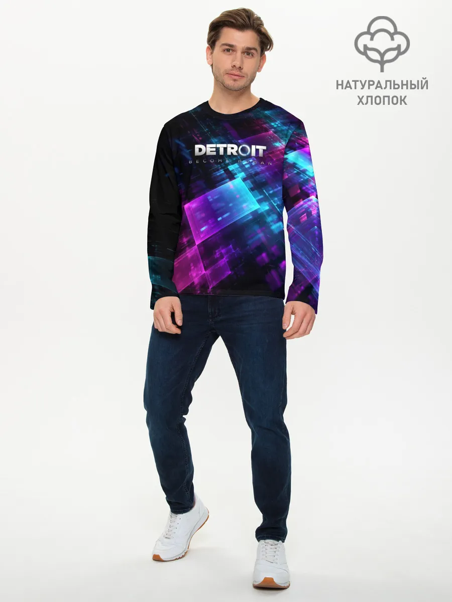 Мужской лонгслив базовый / Detroit: Become Human