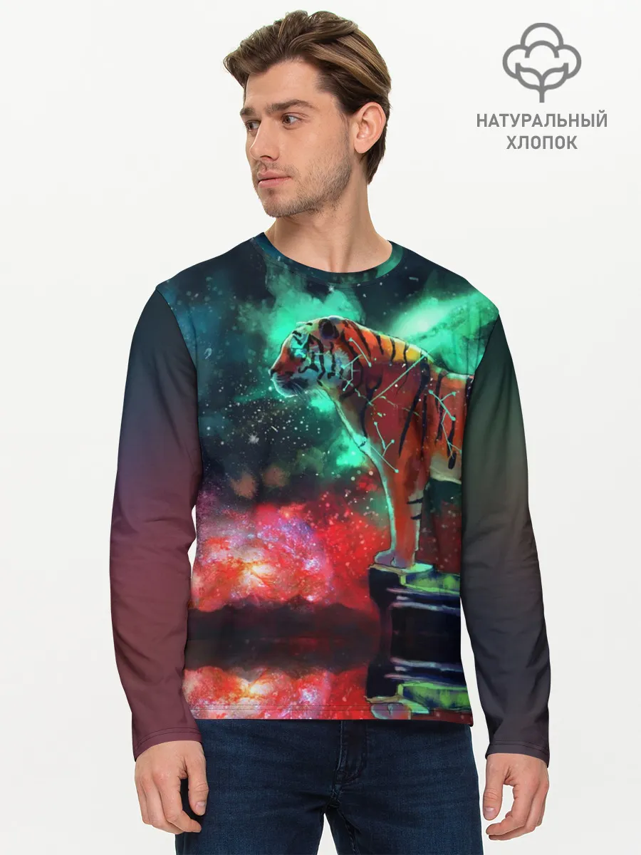 Мужской лонгслив базовый / Мистик
