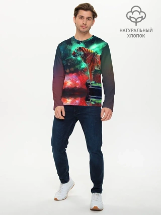 Мужской лонгслив базовый / Мистик