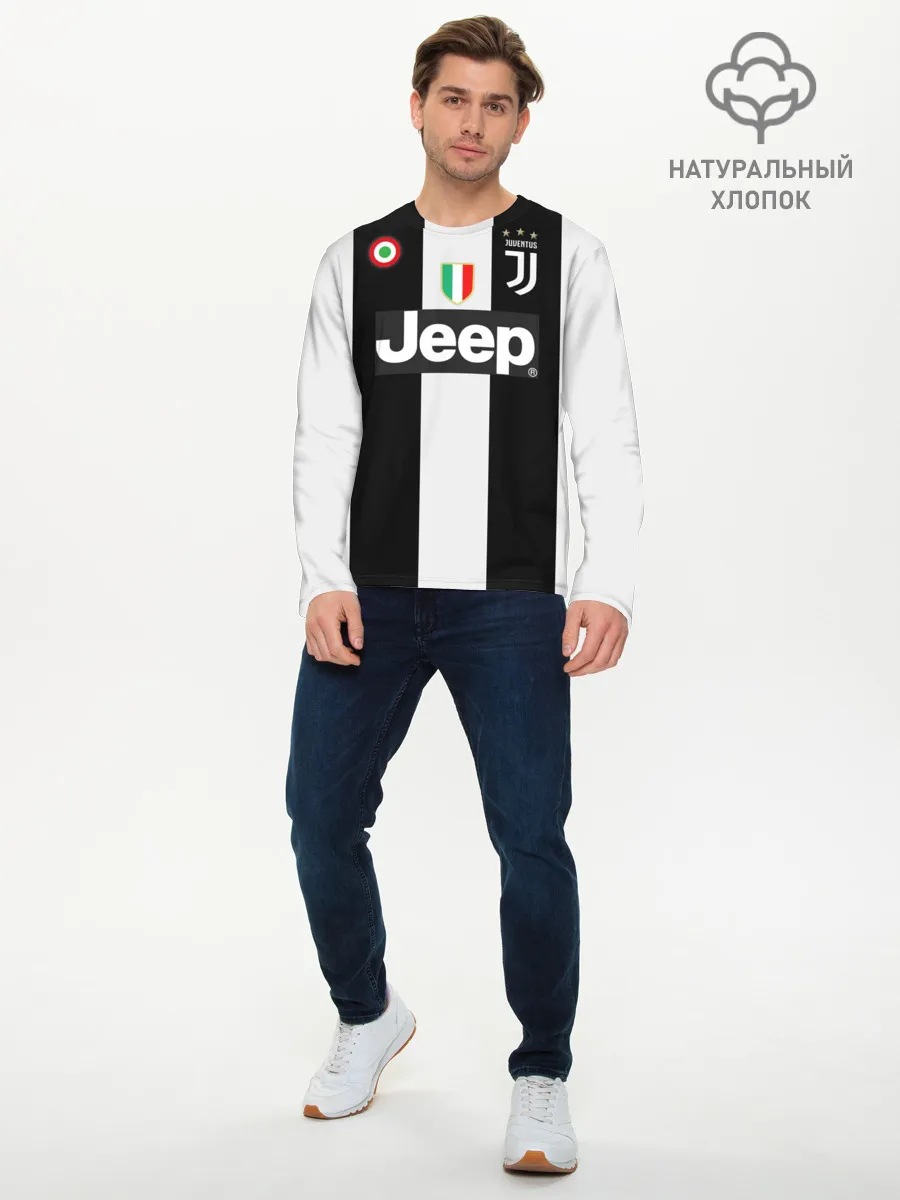 Мужской лонгслив базовый / Mandzukic home 18-19