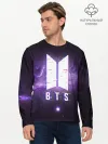 Мужской лонгслив базовый / BTS SPACЕ 3D / БТС КОСМОС