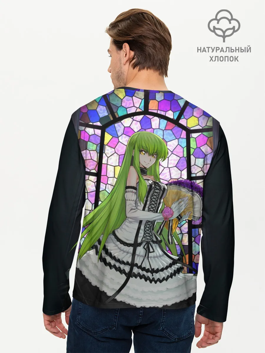 Мужской лонгслив базовый / Код Гиас