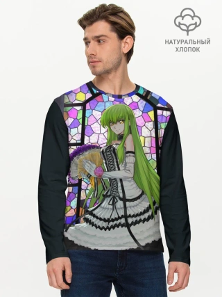 Мужской лонгслив базовый / Код Гиас