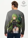 Мужской лонгслив базовый / Code Geass art gray