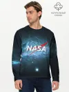 Мужской лонгслив базовый / NASA