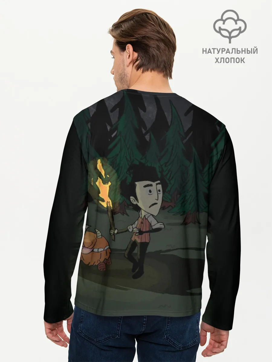 Мужской лонгслив базовый / DONT STARVE