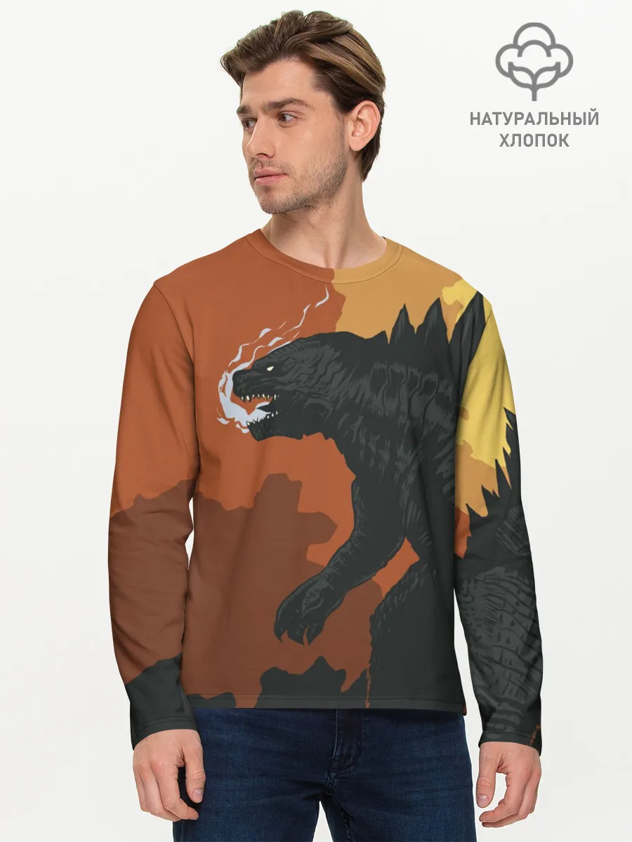 Мужской лонгслив базовый / GODZILLA | ГОДЗИЛЛА