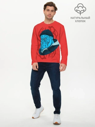 Мужской лонгслив базовый / Jeembo Grime