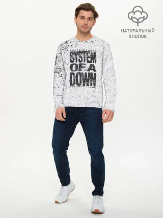 Мужской лонгслив базовый / System of a Down