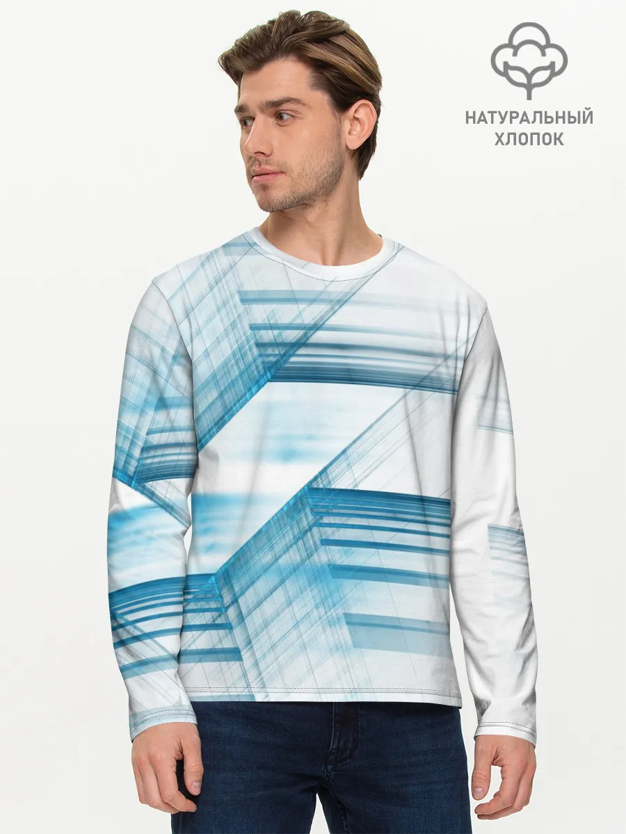 Мужской лонгслив базовый / STRIPES