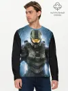 Мужской лонгслив базовый / Halo