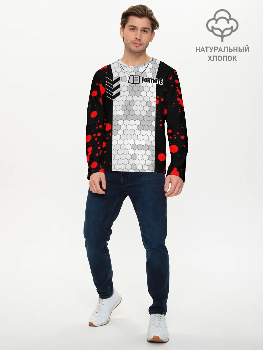 Мужской лонгслив базовый / Fortnite: Штурмовик