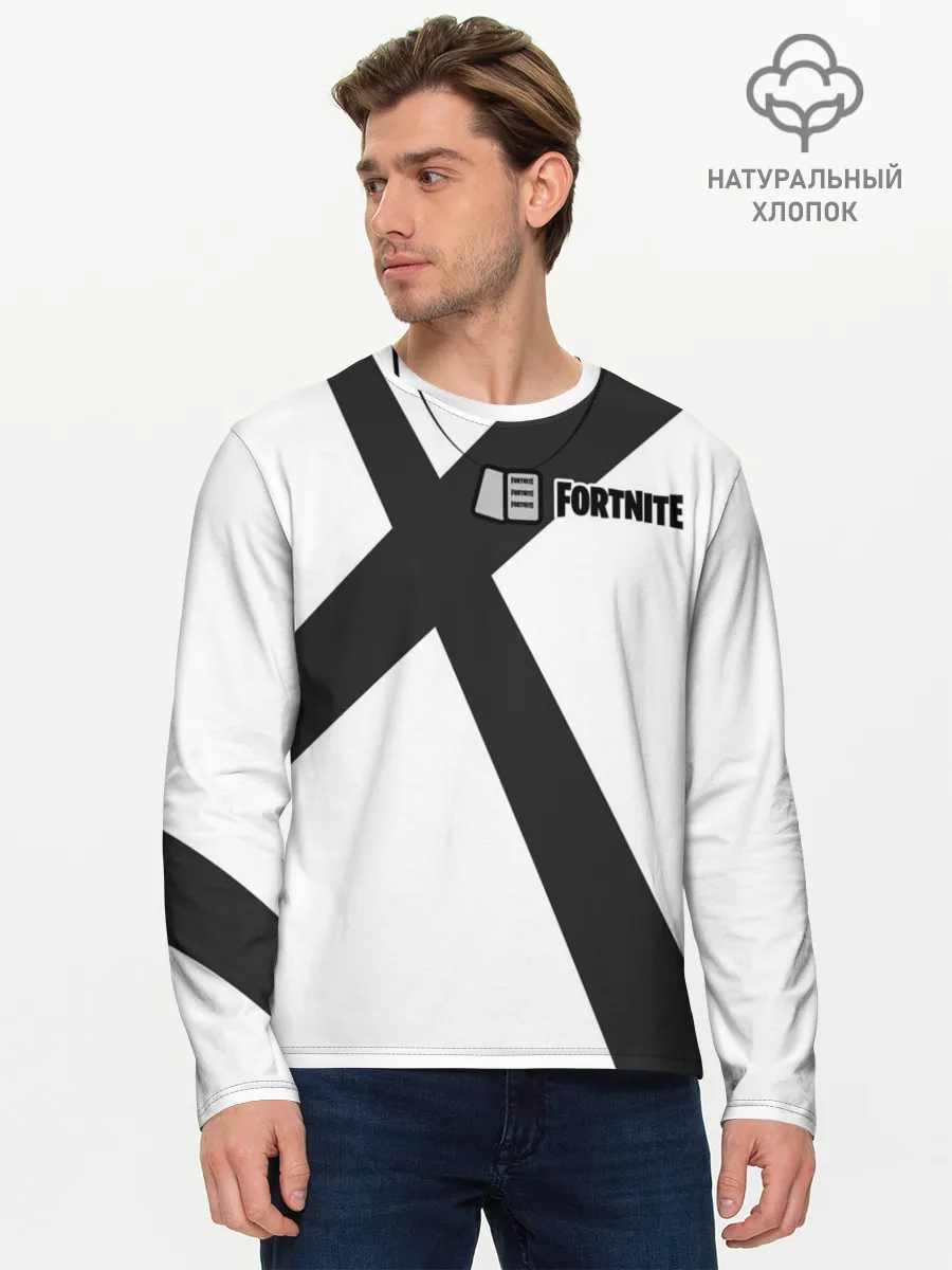 Мужской лонгслив базовый / Fortnite: Гренадёр