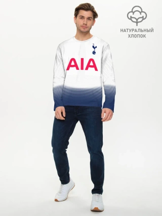 Мужской лонгслив базовый / Tottenham home 18-19