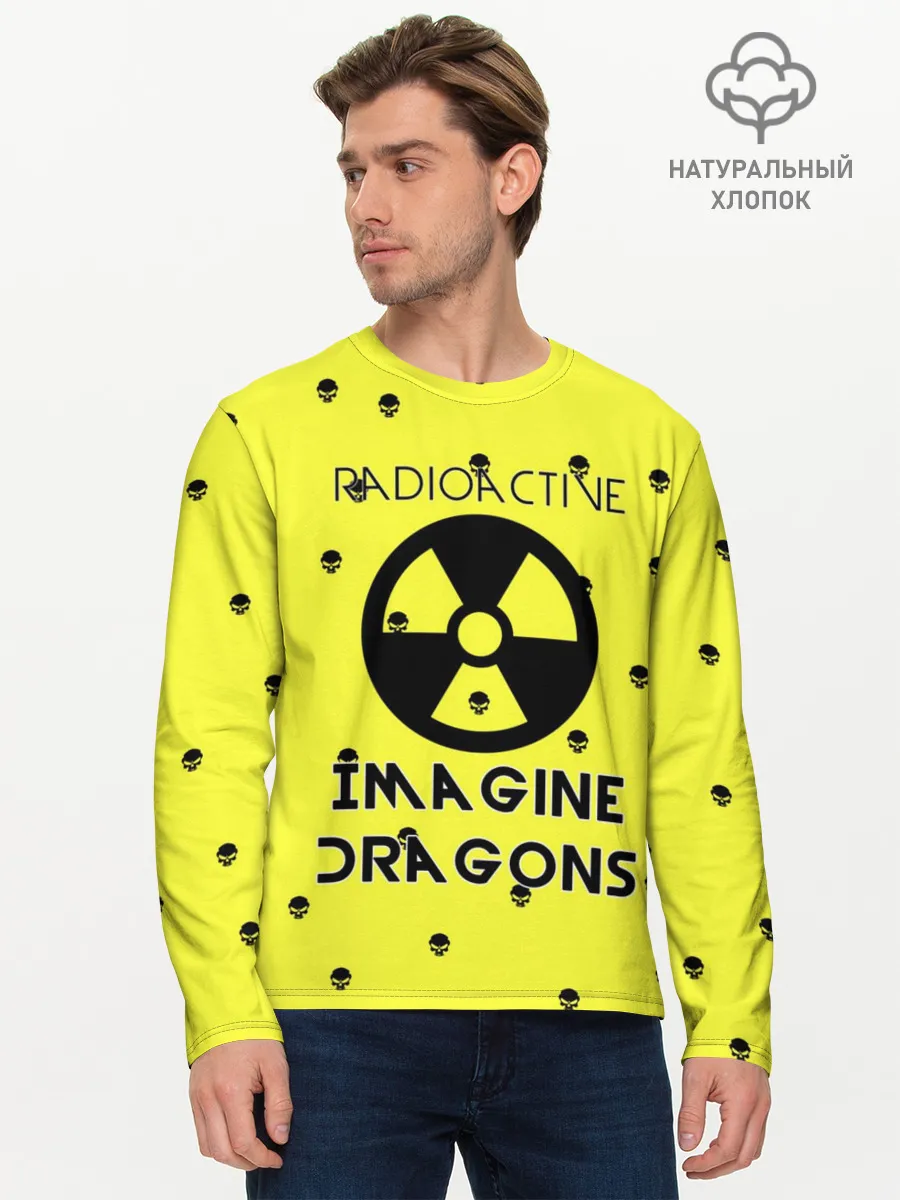 Мужской лонгслив базовый / Imagine Dragons radioactive