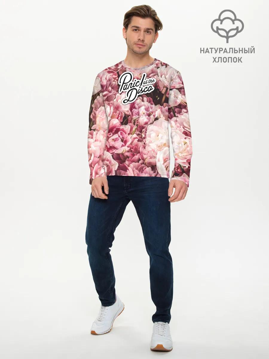 Мужской лонгслив базовый / Panic! at the Disco