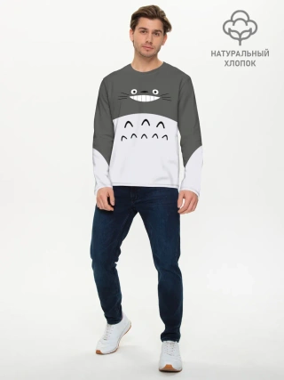 Мужской лонгслив базовый / Большой Тоторо