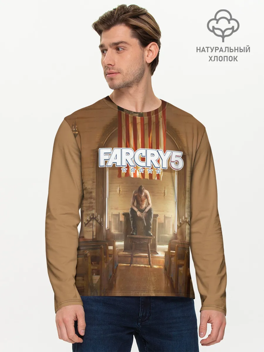 Мужской лонгслив базовый / Far Cry 5