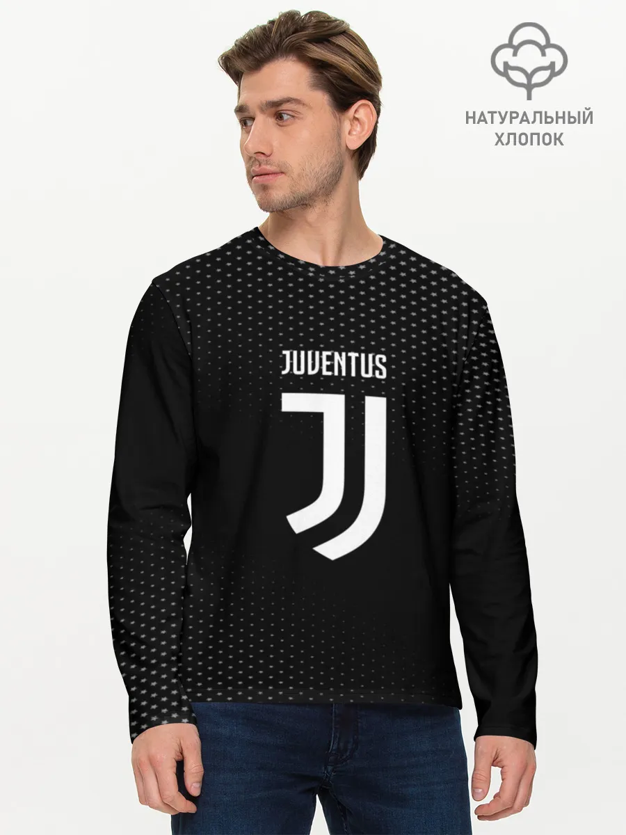 Мужской лонгслив базовый / Juventus