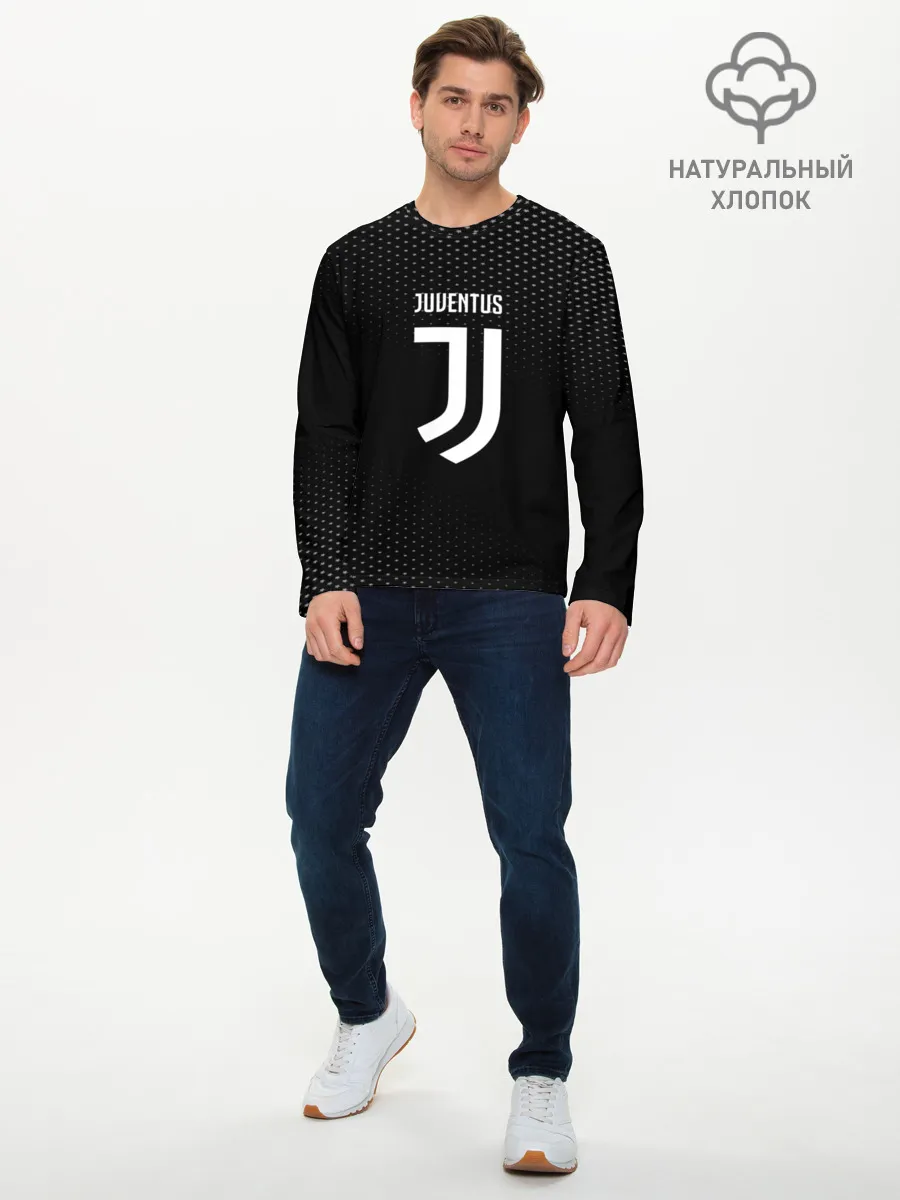Мужской лонгслив базовый / Juventus