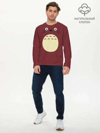 Мужской лонгслив базовый / Я - Тоторо